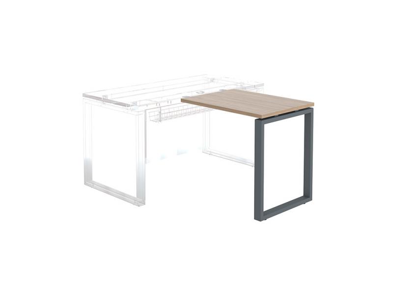 Брифинг-приставка NT 80 темный орех/антрацит